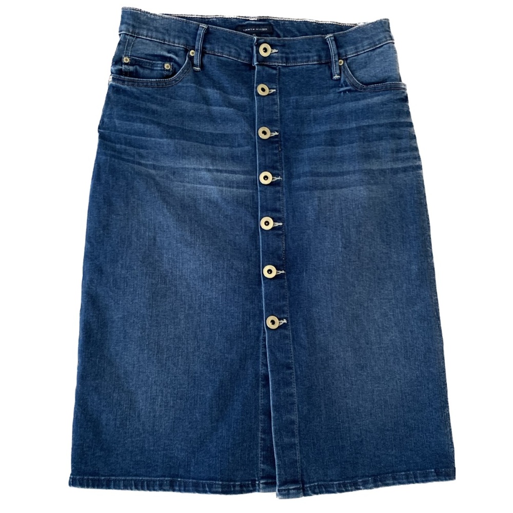 EUC TOMMY HILFIGER Denim Pencil Midi Skirt